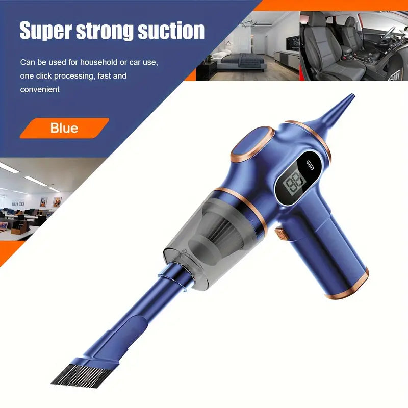 Cordless Portable Mini Vacuum with Multiple Nozzle for Home and Car