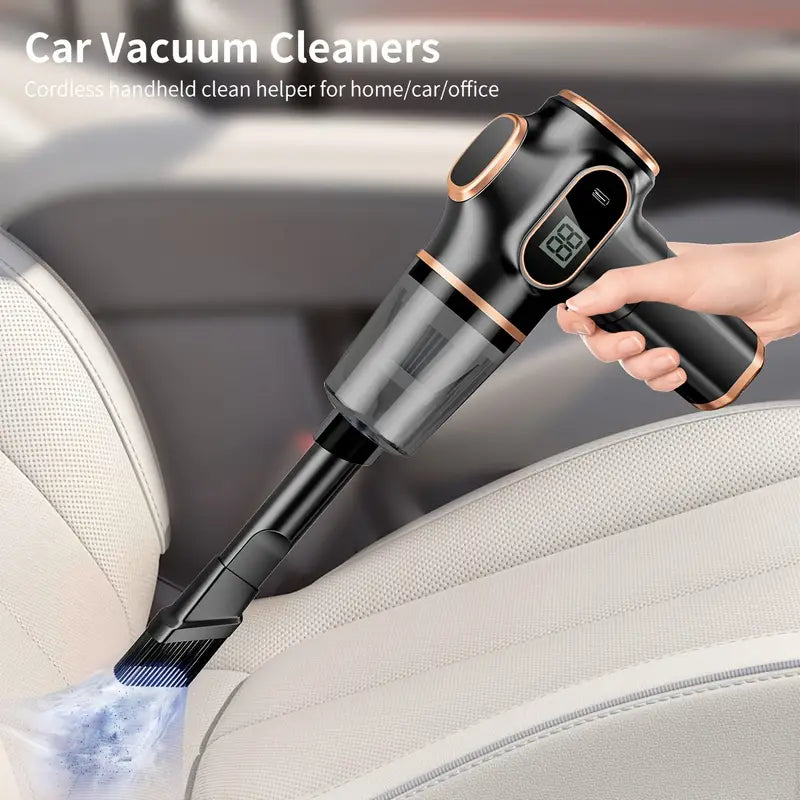 Cordless Portable Mini Vacuum with Multiple Nozzle for Home and Car