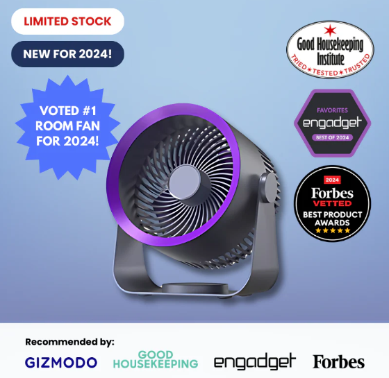Desk/Wall Cyclone Fan